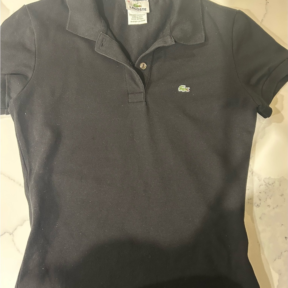 Lacoste Black Polo Shirt